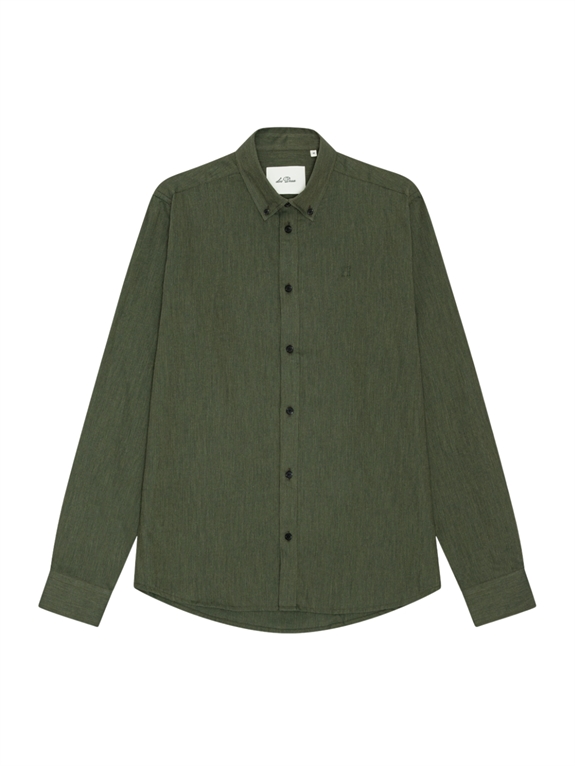 Les Deux Soft Flannel Shirt - Duffel Bag Green
